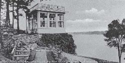 The tea pavillion at the time of the Seigniory Club