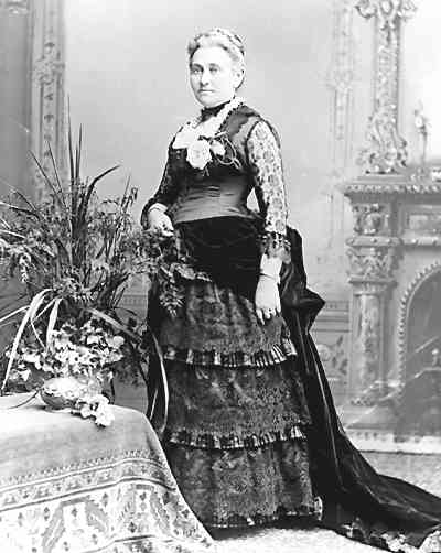Zoé Lafontaine, wife of Wilfrid Laurier, 1888
