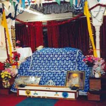 An alter in a temple