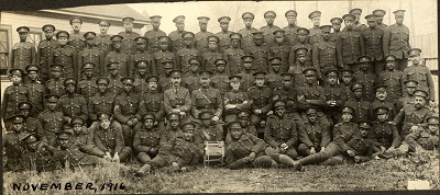 A large group of people seated for a photograph