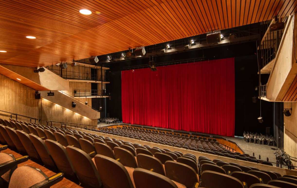 Inside of a theatre