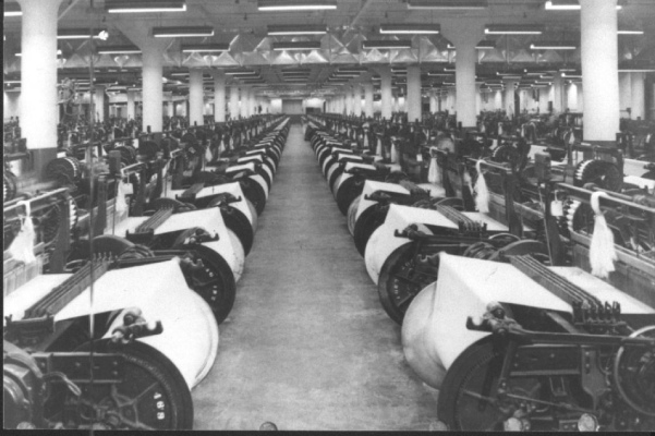 Dominion Textile machinery (Draper), circa 1938