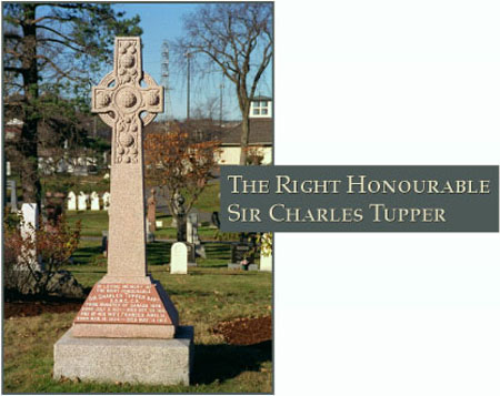 The Right Honourable Sir Charles Tupper - Photograph of his grave site