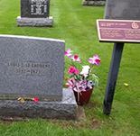 Gravesite of L St Laurent