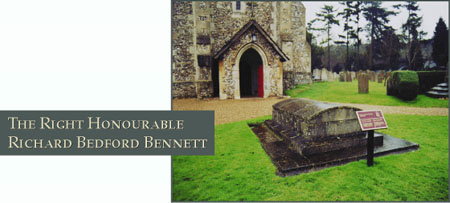 The Right Honourable Richard Bedford Bennett - Photograph of his grave site