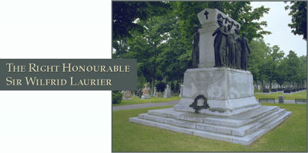 The Right Honourable Sir Wilfrid Laurier - Photograph of his grave site