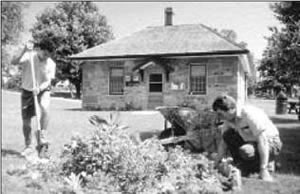 Landscaping at Old Slys Lockstation