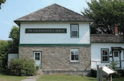 Frame second stories were added to many of the defensible lockmaster's houses