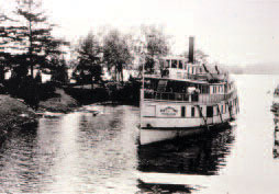 The canal used as a recreational waterway