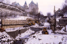 Ottawa Lockstation construction