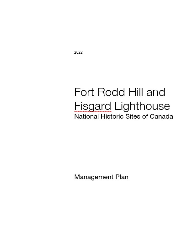 Fort Rodd Hill and Fisgard Lighthouse National Historic Sites of Canada  Draft Management Plan, 2022 - Fort Rodd Hill and Fisgard Lighthouse National  Historic Sites