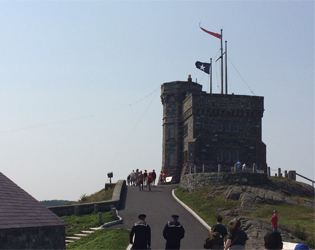 Cabot Tower with signal flags