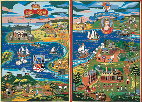 Detail of Fort Anne Heritage Tapestry