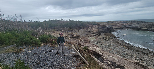 Lighthouse Trail after Hurricane Fiona