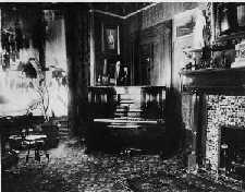 Piano in Lady Laurier's Morning Room, Laurier House 1904