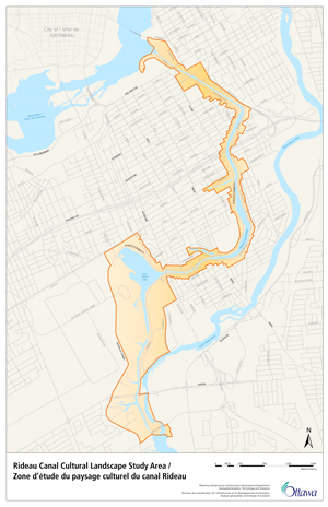 Rideau Canal Cultural Landscape Study Boundary