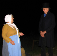 John and Madelaine Askin discussing the prospects of war
