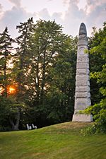 The obelisk, a monument erected in 1895 by the Canadian Parliament
