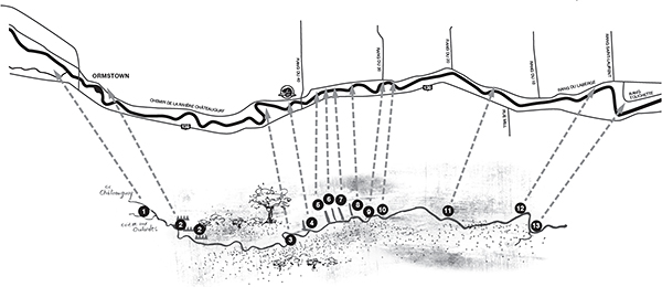 Groomed Trail of the Battlefield Map
