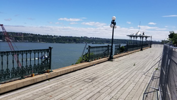 Railing on Dufferin Terrace