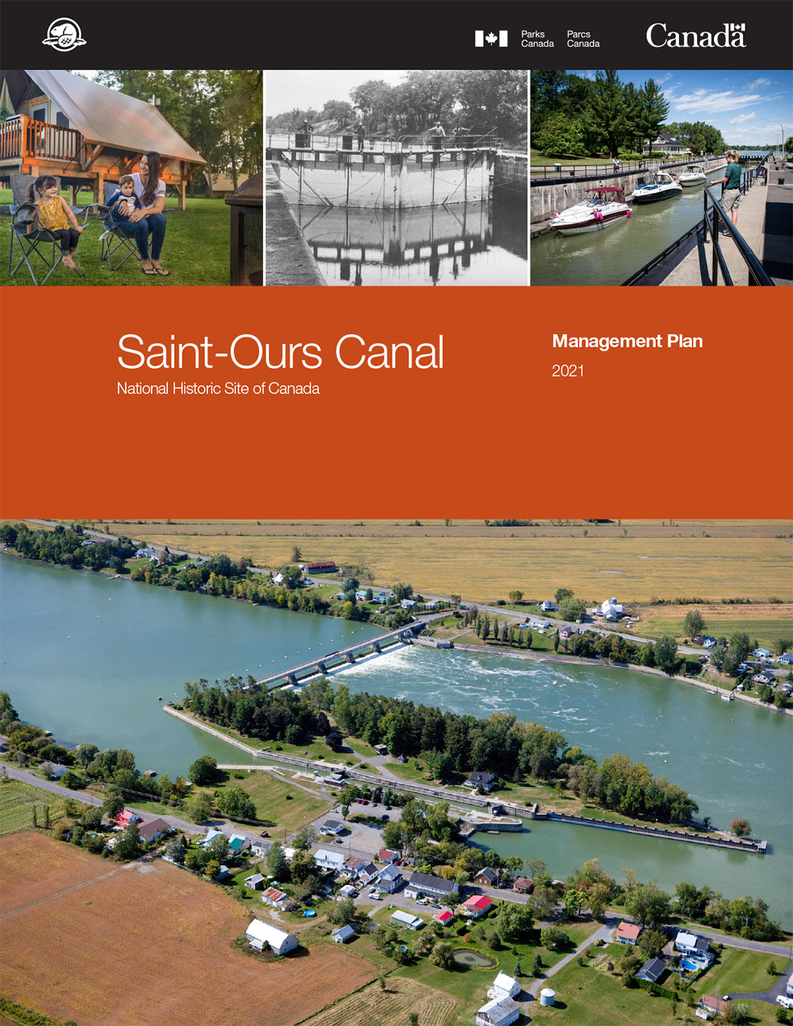 Saint-Ours Canal National Historic Site of Canada Management Plan Cover Page