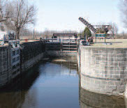 The lock chamber