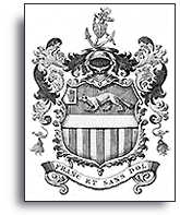 Drawing of Cartier's coat of arms