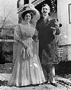 Louis S. St-Laurent and Jeanne Renault, on Their Wedding Day