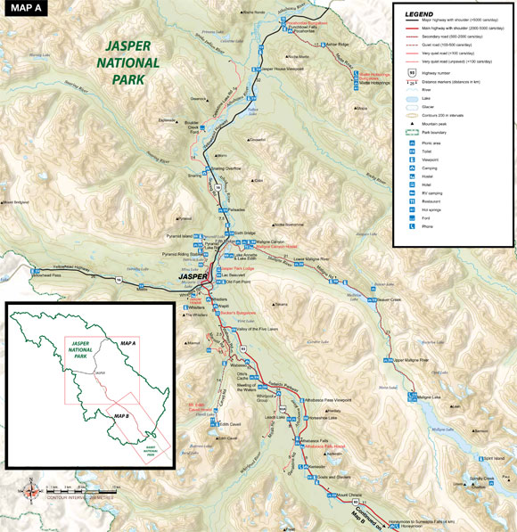 Road Biking Guide - Map A