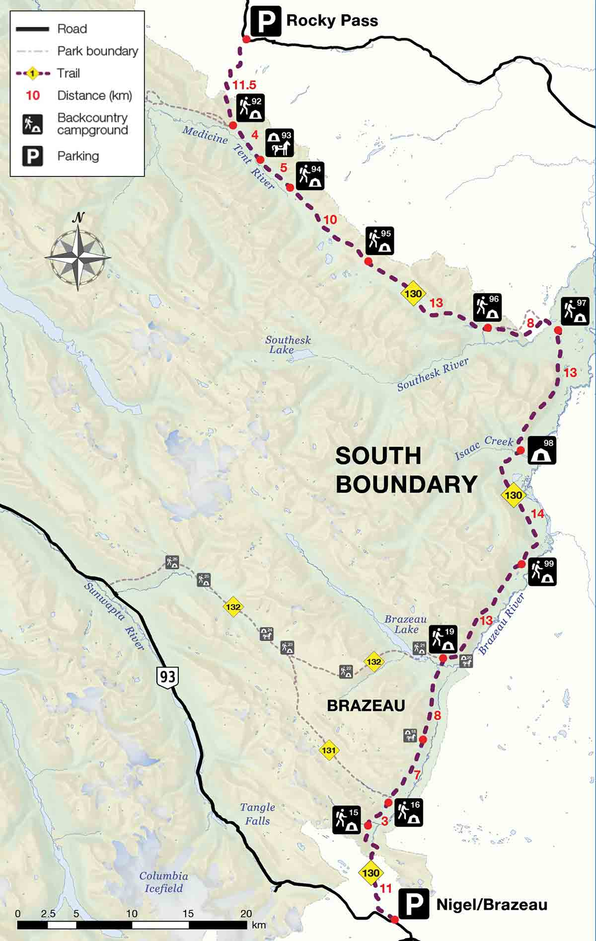 Trail map