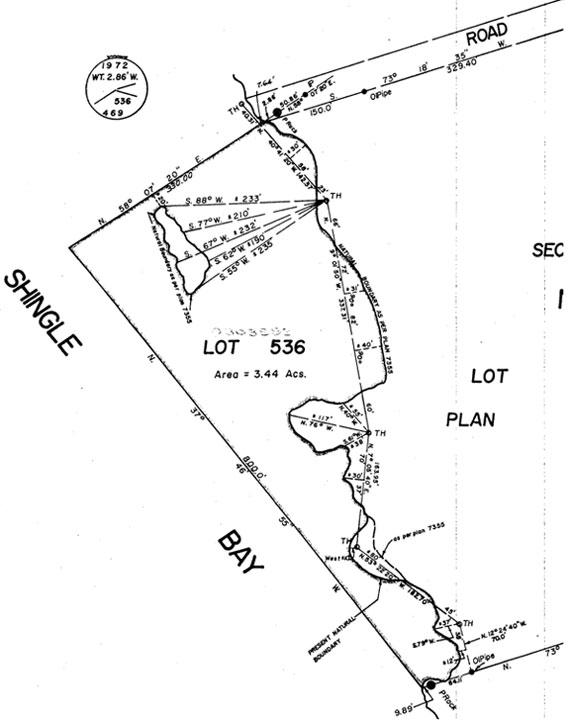 SCHEDULE H TO ANNEX C UNNAMED ISLET IN SHINGLE BAY