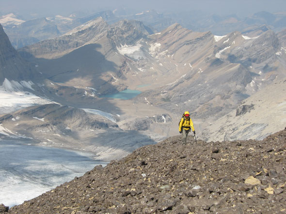 Many peaks in the Mountain National Parks can be climbed via non-technical scrambling routes.
