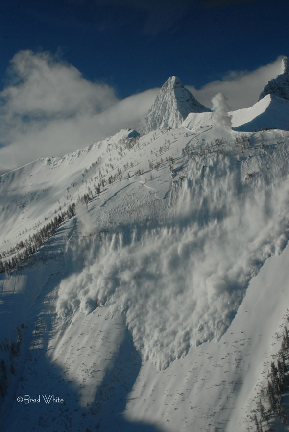 Avalanches are an ever present reality in the Mountain National Parks.