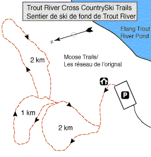 Map of Trout River Cross-Country Ski Trails