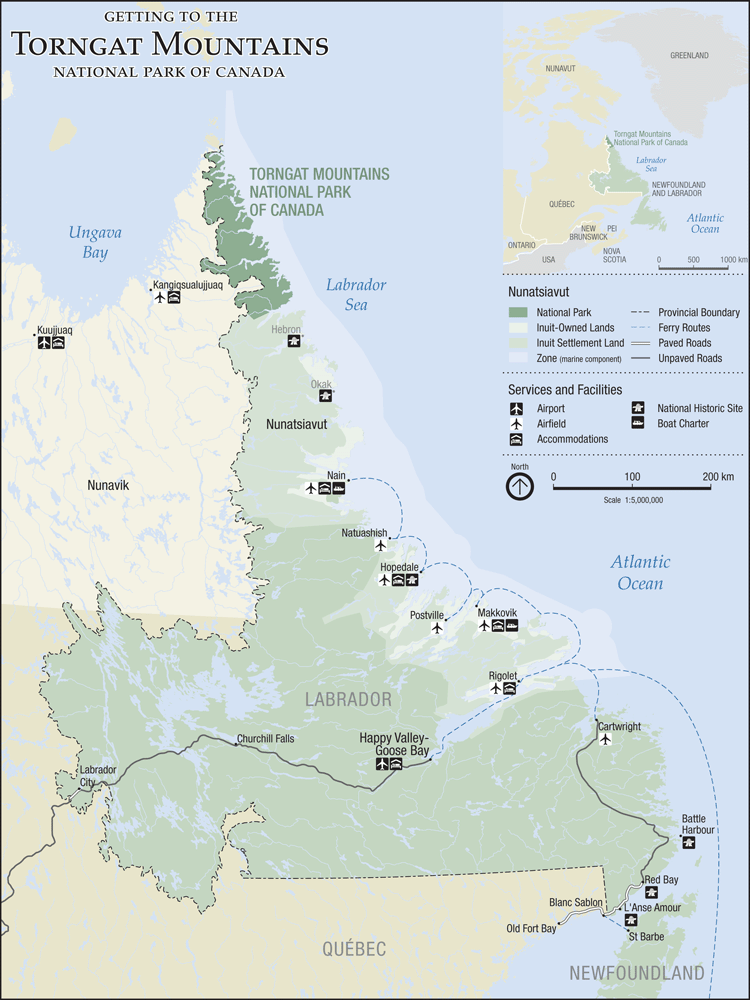 Getting to the Torngat Mountains National Park of Canada
