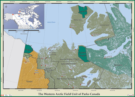 Map of Aulavik and Region