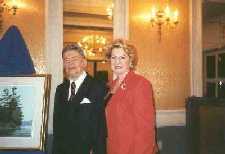 Dr. Stanley Skoryna and Mrs. Jean Skoryna, donors of the Skoryna property.