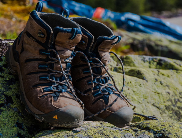 Hiking boots. It’s all about the base.  