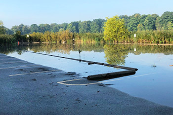 Flooding at Rouge Beach