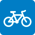 A bicycle icon