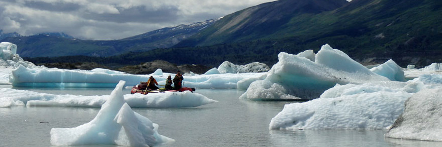 Raft at Lowell Lake