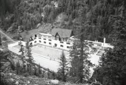 Miette Hot Springs – Original swimming pool circa 1950