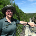 Photo of Amy, a Parks Canada staff member.