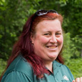 Photo of Sarah, a Parks Canada staff member.