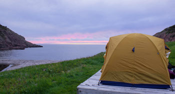 Fishing Cove backcountry campground